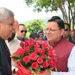 उपराष्ट्रपति जगदीप धनखड़ से सीएम धामी ने की मुलाकात, विभिन्न विकास योजनाओं पर की चर्चा