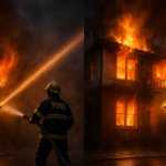 📰🔥 परीक्षा केंद्र के बेसमेंट में भड़की आग, मचा हड़कंप | दमकल की तत्परता से टला बड़ा हादसा