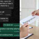 💥 “बॉस की बेइज्जती के बाद छोड़ी नौकरी, युवक का सेल्फ-रिस्पेक्ट मूवमेंट! व्हाट्सएप चैट ने इंटरनेट पर मचाई सनसनी 🚀”