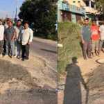 🚧 प्रशासन नाकाम तो समाजसेवियों ने संभाली जिम्मेदारी: हाईवे के गड्ढे खुद भरकर बचाई जानें 👏