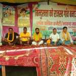​बिंदुखत्ता को राजस्व गांव घोषित करने व गौला तटबंध निर्माण की मांग: अनिश्चितकालीन क्रमिक अनशन 12वें दिन भी जारी